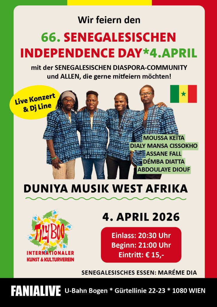 Senegalesischer Independence Day, 4. April Flyer