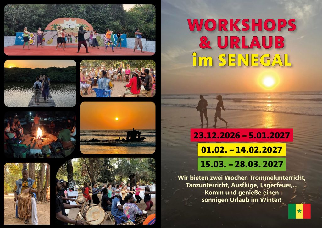 Workshops und Urlaub im Senegal 